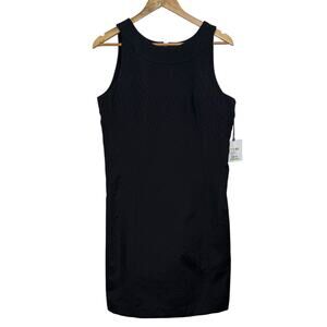 Merona Collection Size 12 Black on Black Zebra Print Shift Dress